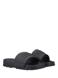 Hunter Core Embossed Slider Sandals