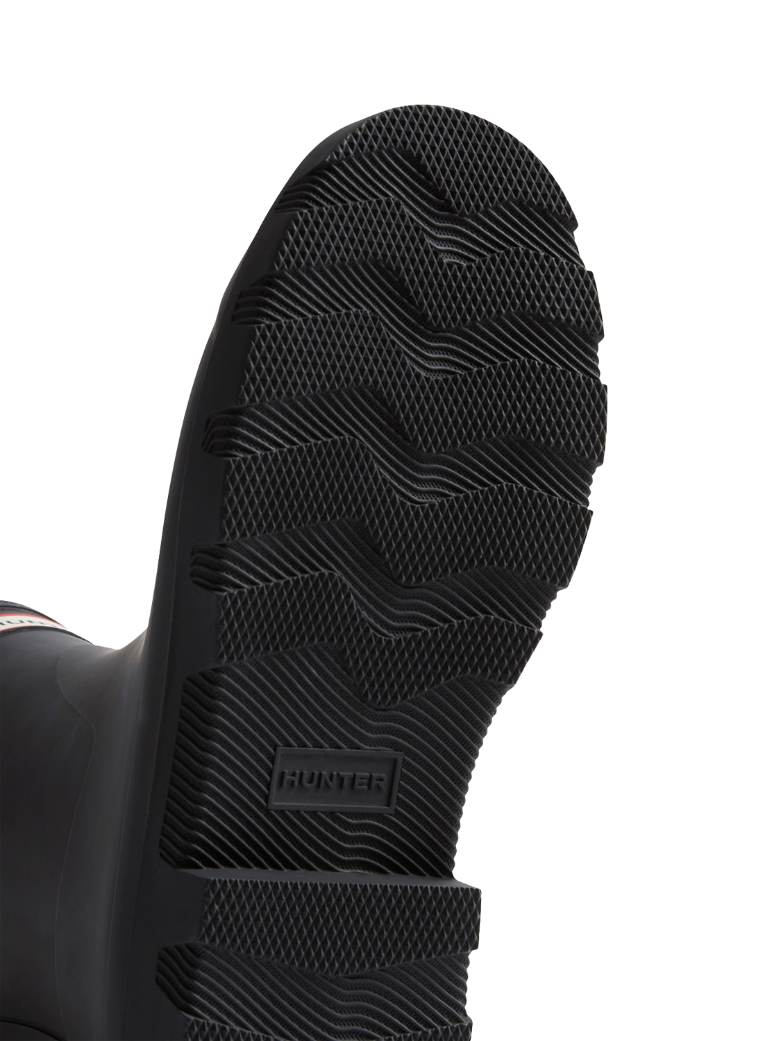 Product image 4 of 4, which shows Hunter Downpour Short Wellington Boots, Black, 4