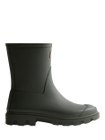 Hunter Downpour Short Wellington Boots, Dark Olive