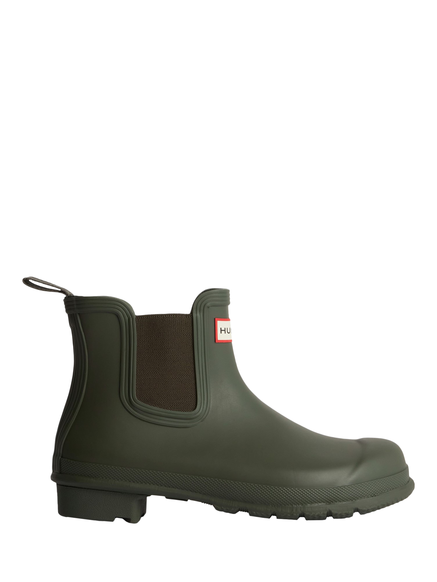 Product image 1 of 11, which shows Hunter Original Chelsea Wellington Boots, Dark Olive, 4