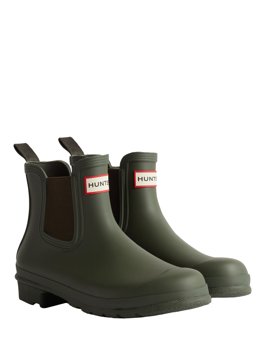 Product image 2 of 11, which shows Hunter Original Chelsea Wellington Boots, Dark Olive, 4