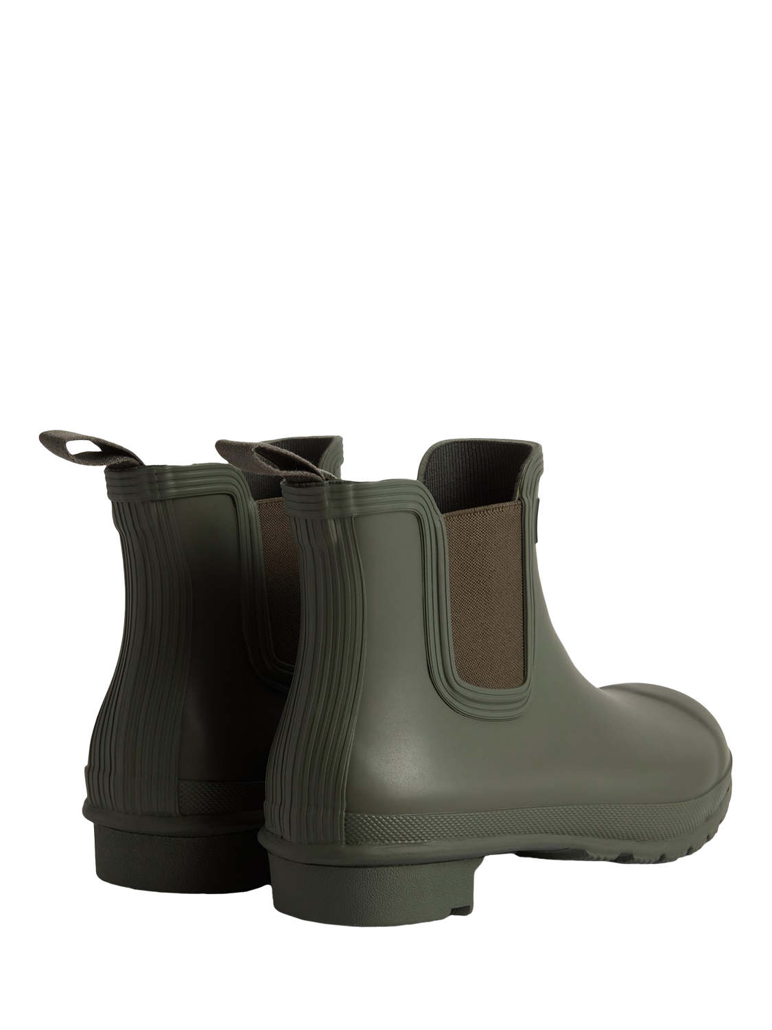 Product image 3 of 11, which shows Hunter Original Chelsea Wellington Boots, Dark Olive, 4
