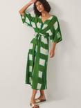 Monsoon Halia Tie Dye Kaftan, Green