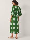Monsoon Halia Tie Dye Kaftan, Green