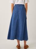 Monsoon Martha Denim Skirt, Blue