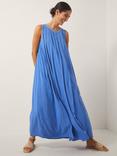 Monsoon Luna Sleeveless Maxi Dress, Mid Blue