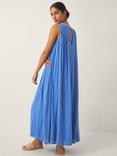 Monsoon Luna Sleeveless Maxi Dress, Mid Blue