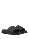 Hunter Core Embossed Slider Sandals