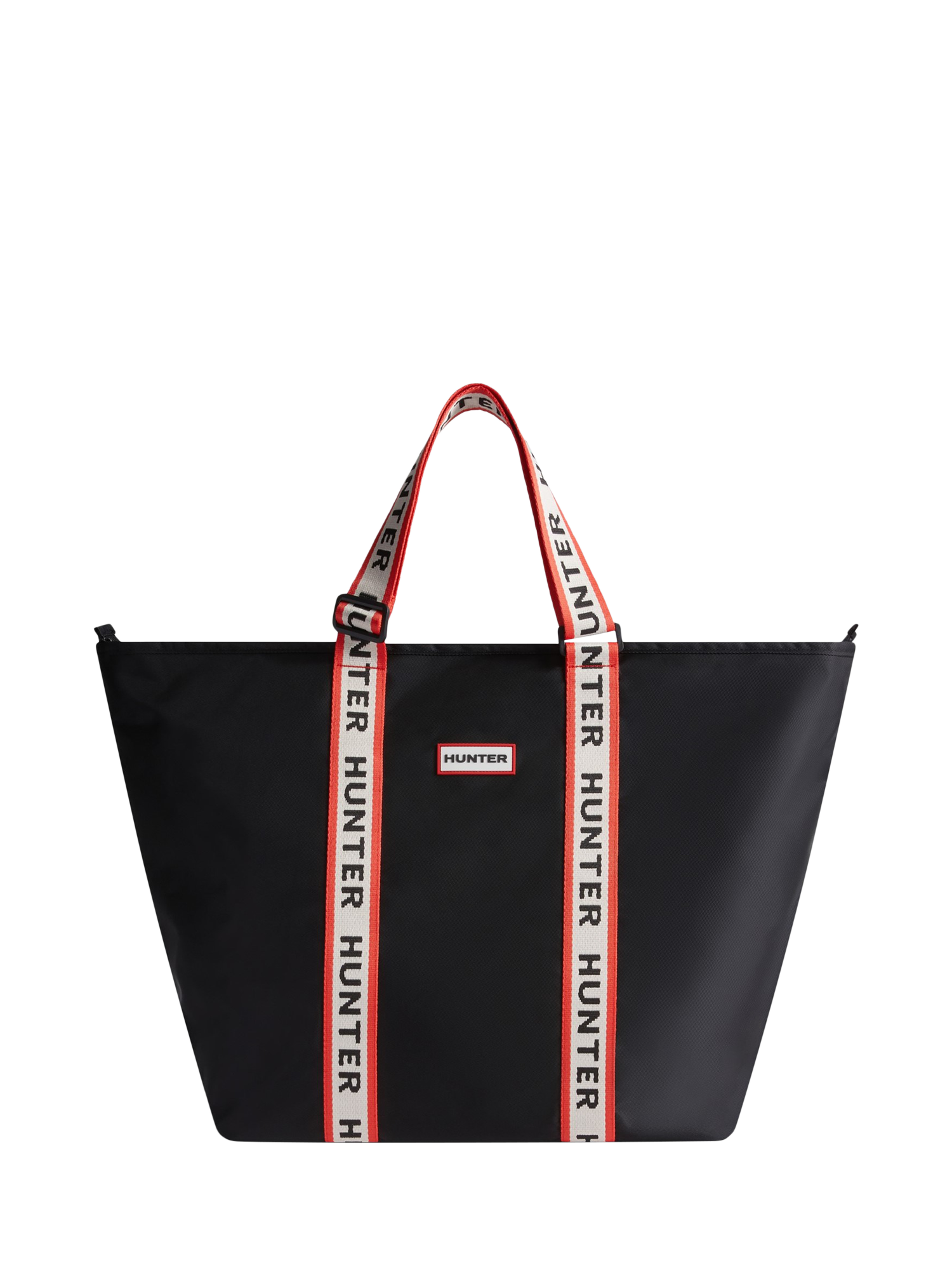 Product image 1 of 3, which shows Hunter Robertson Jacquard Webbing Tote Bag, Black