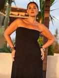 Live Unlimited Curve Bandeau Jersey Dress, Black