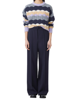 SUNCOO Panayo Wavy Stripe Jumper, Multi, Multi