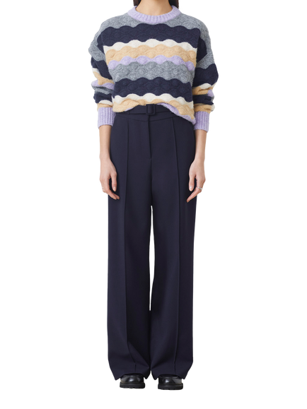SUNCOO Panayo Wavy Stripe Jumper, Multi, Multi