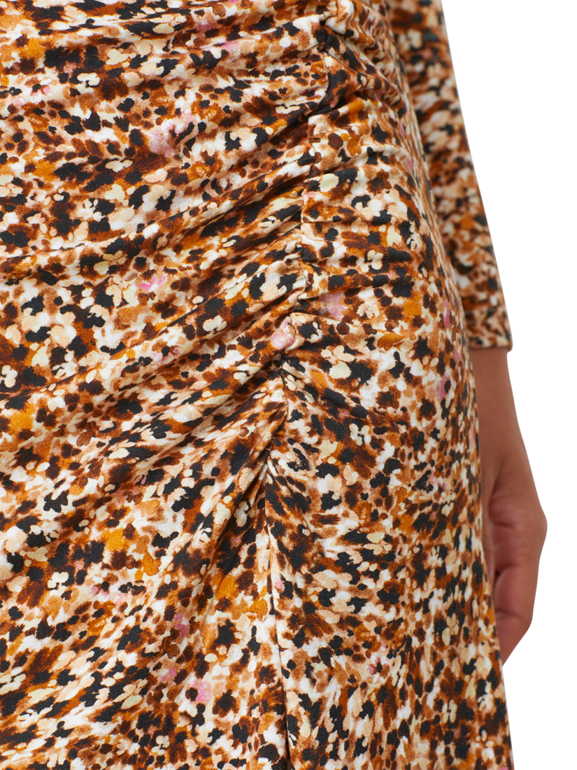 Product image 3 of 4, which shows SUNCOO Cesaria Abstract Maxi Dress, Multi, 8