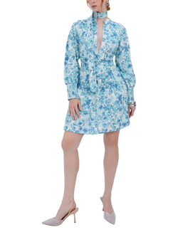 Raishma Veronica Floral Dress, Blue