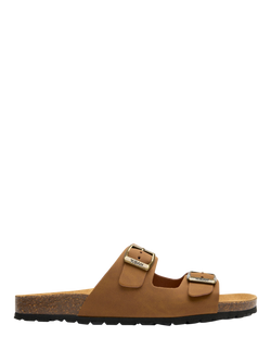 V.GAN Vegan Mango Comfort Footbed Sandals, Tan, Tan