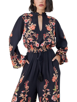 Raishma Viviana Floral Jumpsuit, Black - view 2, Black