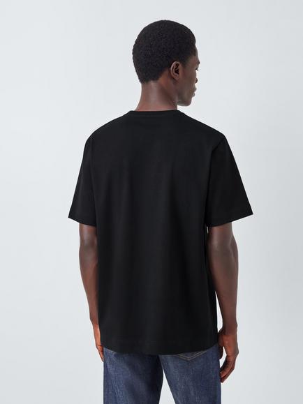 John Lewis J. Lewis The Heavyweight Organic Cotton T-Shirt - view 2, Black