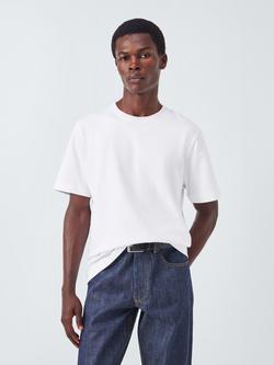 John Lewis J. Lewis The Heavyweight Organic Cotton T-Shirt, White