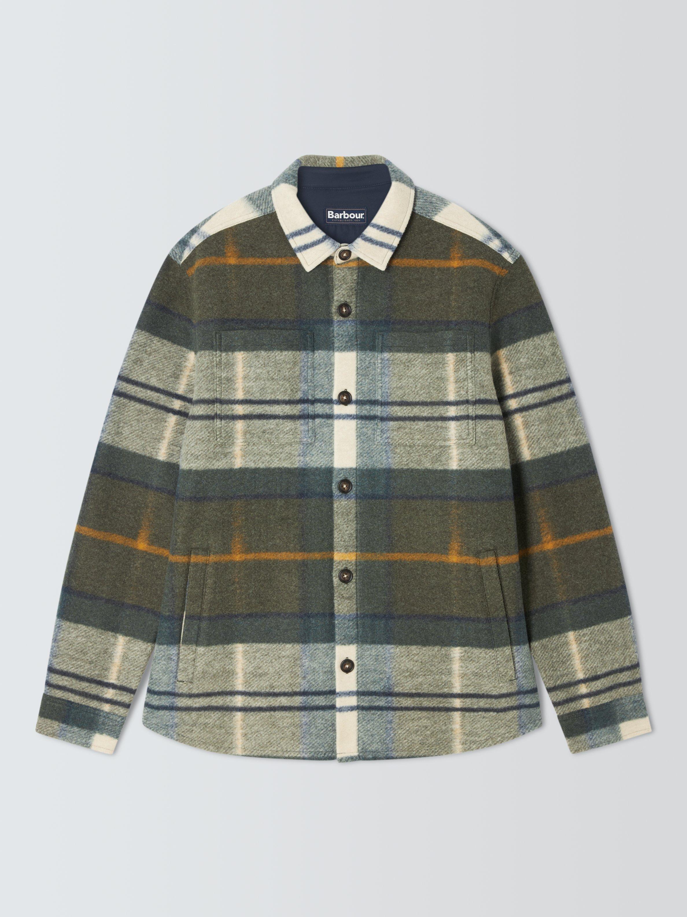 Product image 1 of 1, which shows Barbour Tomorrow's Archive Chapter Regular Fit Check Overshirt, Ancient Tartan, S