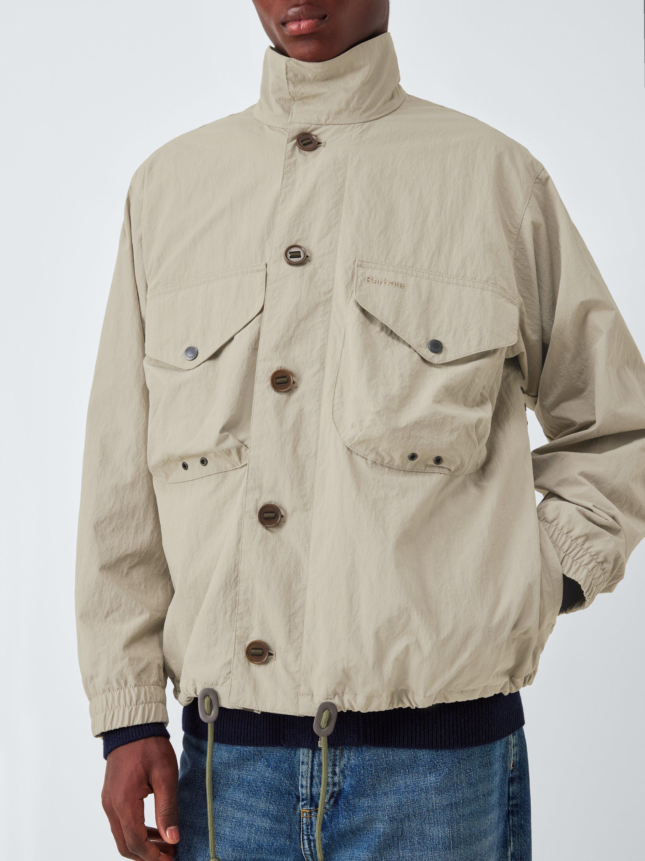 Product image 5 of 6, which shows Barbour Tomorrow's Archive Jig Showerproof Jacket, Concrete, L