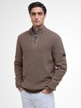 Barbour International Crawley Half Zip Jumper, Brindle