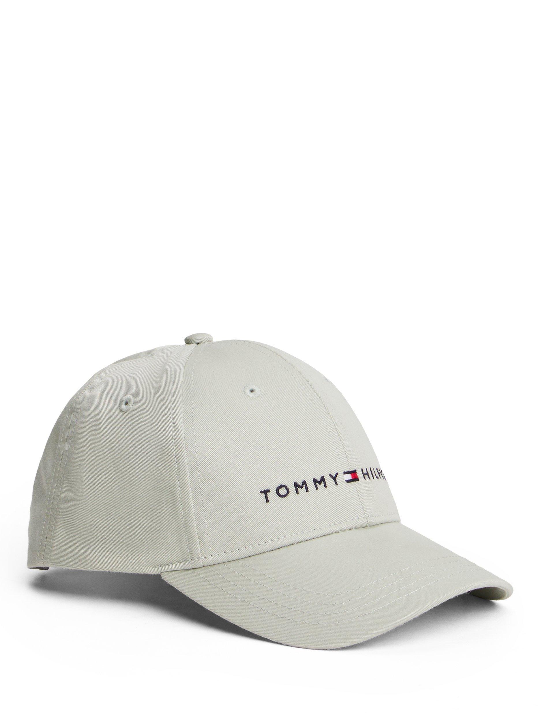 Product image 1 of 3, which shows Tommy Hilfiger Kids' Cotton Baseball Cap, Misty Sage, S-M
