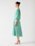 L.K.Bennett Lola Blossom Floral Dress, Green/Multi