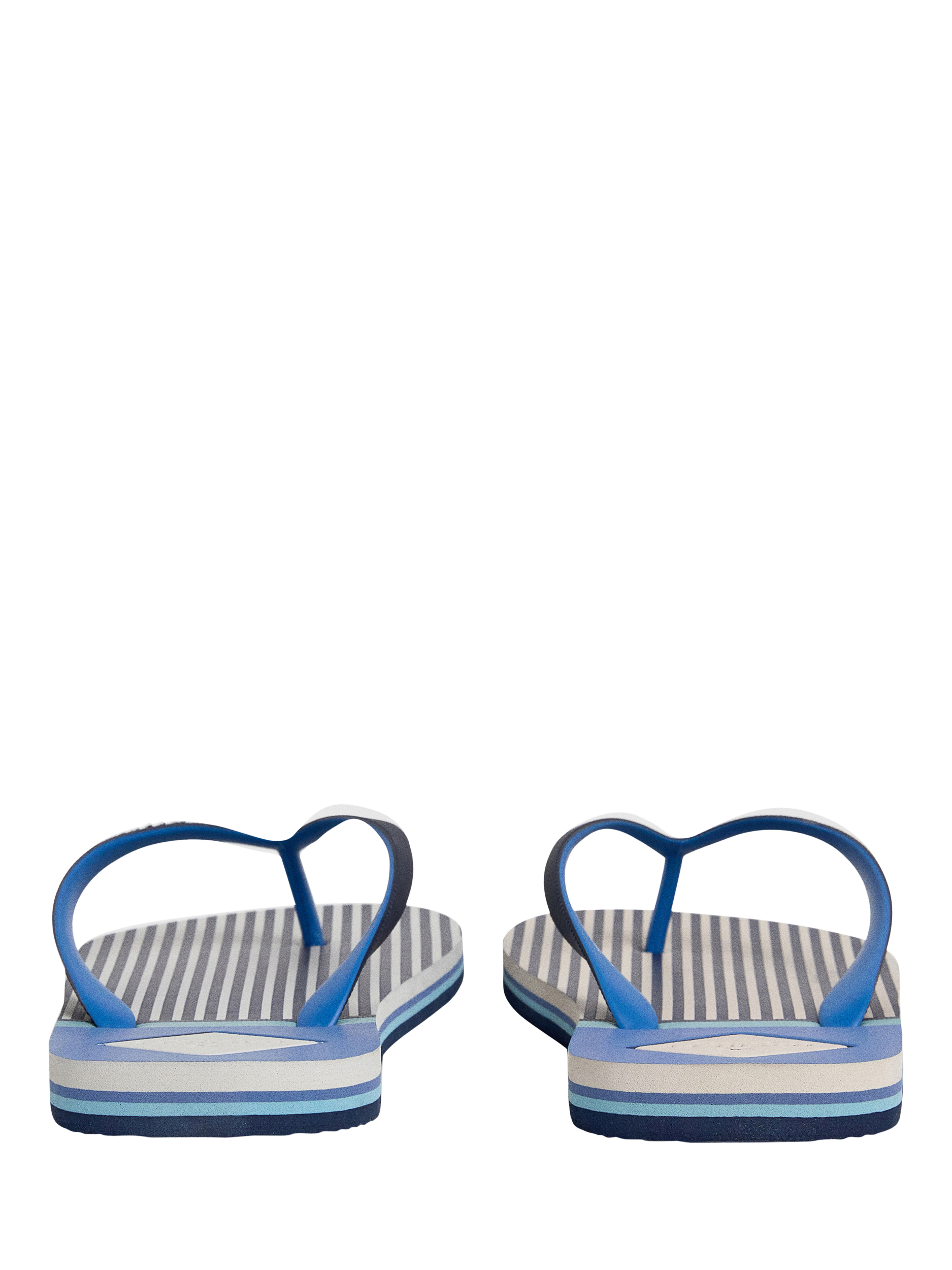 Product image 3 of 6, which shows Hackett London Logo Stripe Flip Flops, Navy, 6