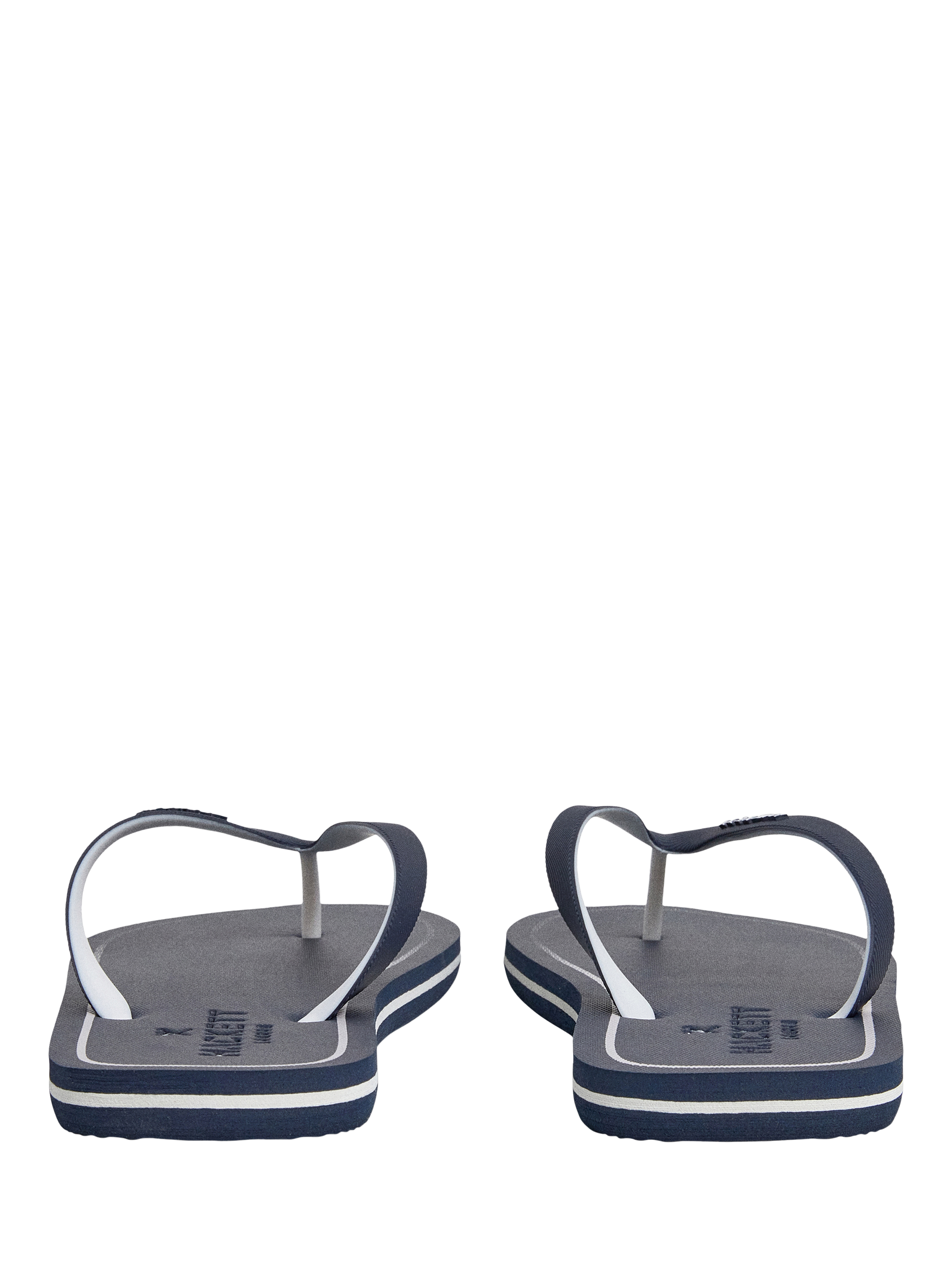 Product image 3 of 6, which shows Hackett London Logo Flip Flops, Navy, 11