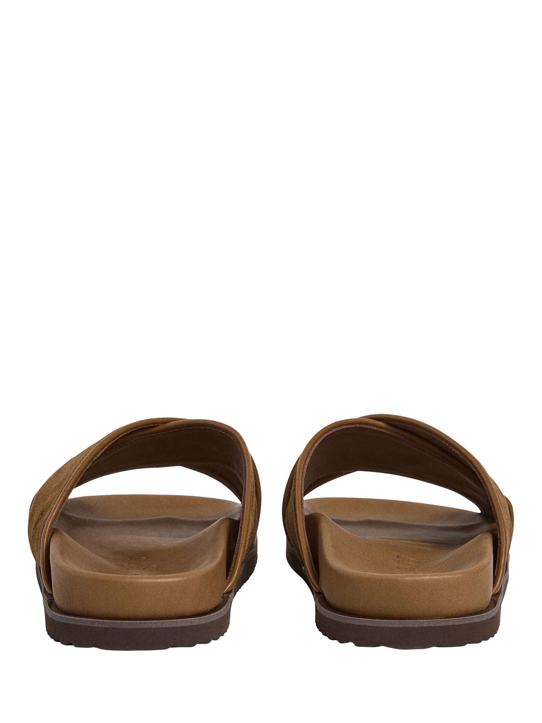 Product image 3 of 6, which shows Hackett London Mikonos Highcross Suede Sandals, Brown, 6