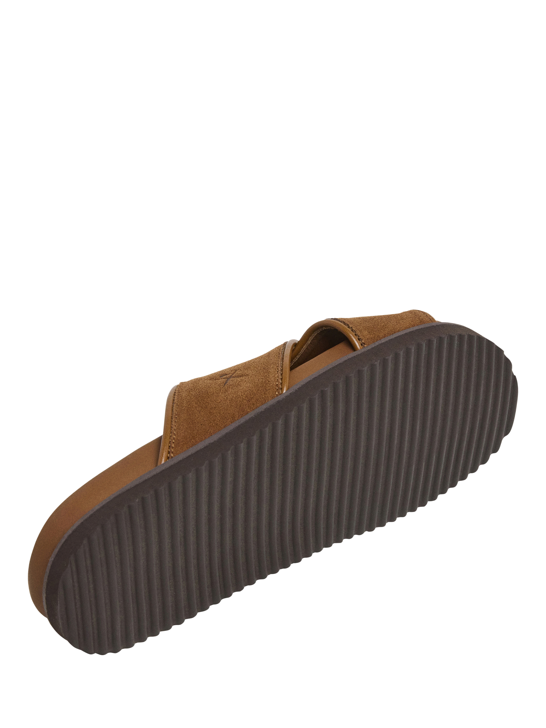 Product image 6 of 6, which shows Hackett London Mikonos Highcross Suede Sandals, Brown, 6