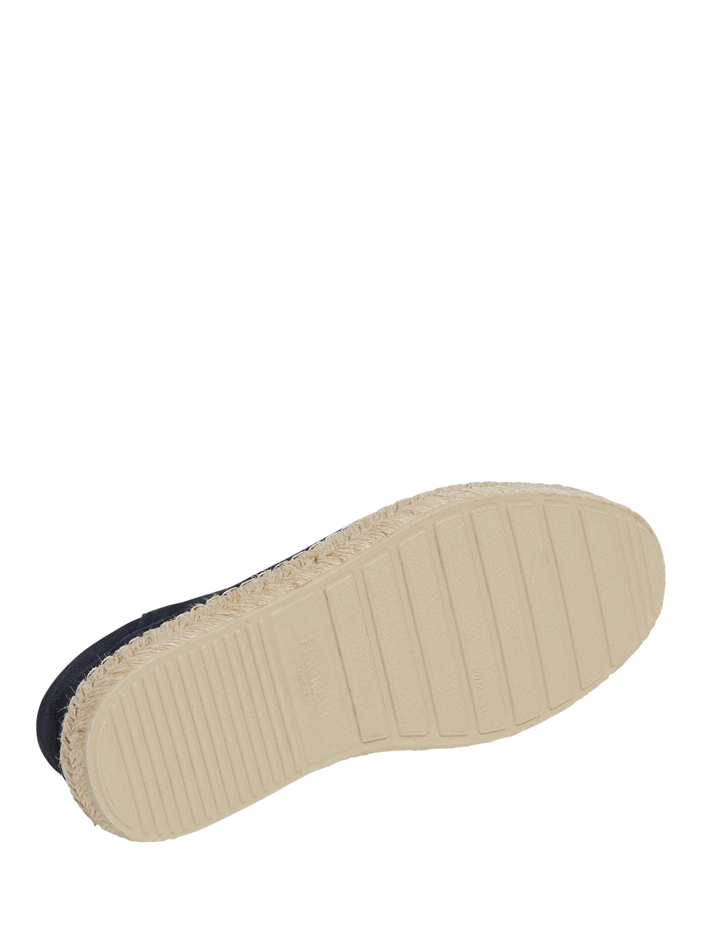 Product image 6 of 6, which shows Hackett London Suede Slip On Espadrille Shoes, Navy, 11