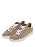 Hackett London Bond Soft Suede Trainers, Sand Beige