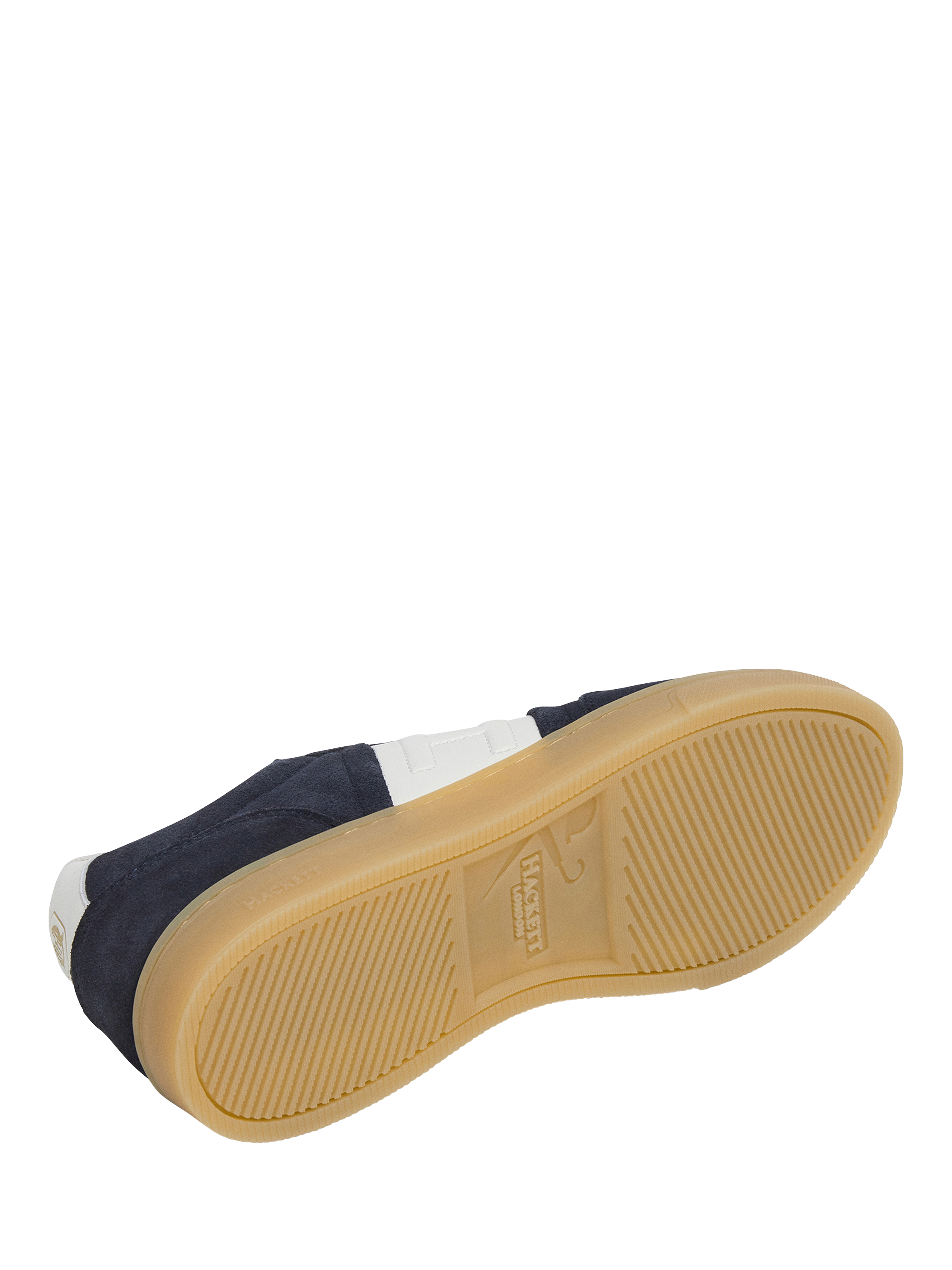 Product image 6 of 6, which shows Hackett London Harper Heritage Suede Trainers, Navy, 6