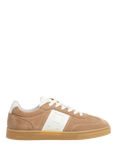 Hackett London Harper Heritage Suede Trainers, Sand Beige