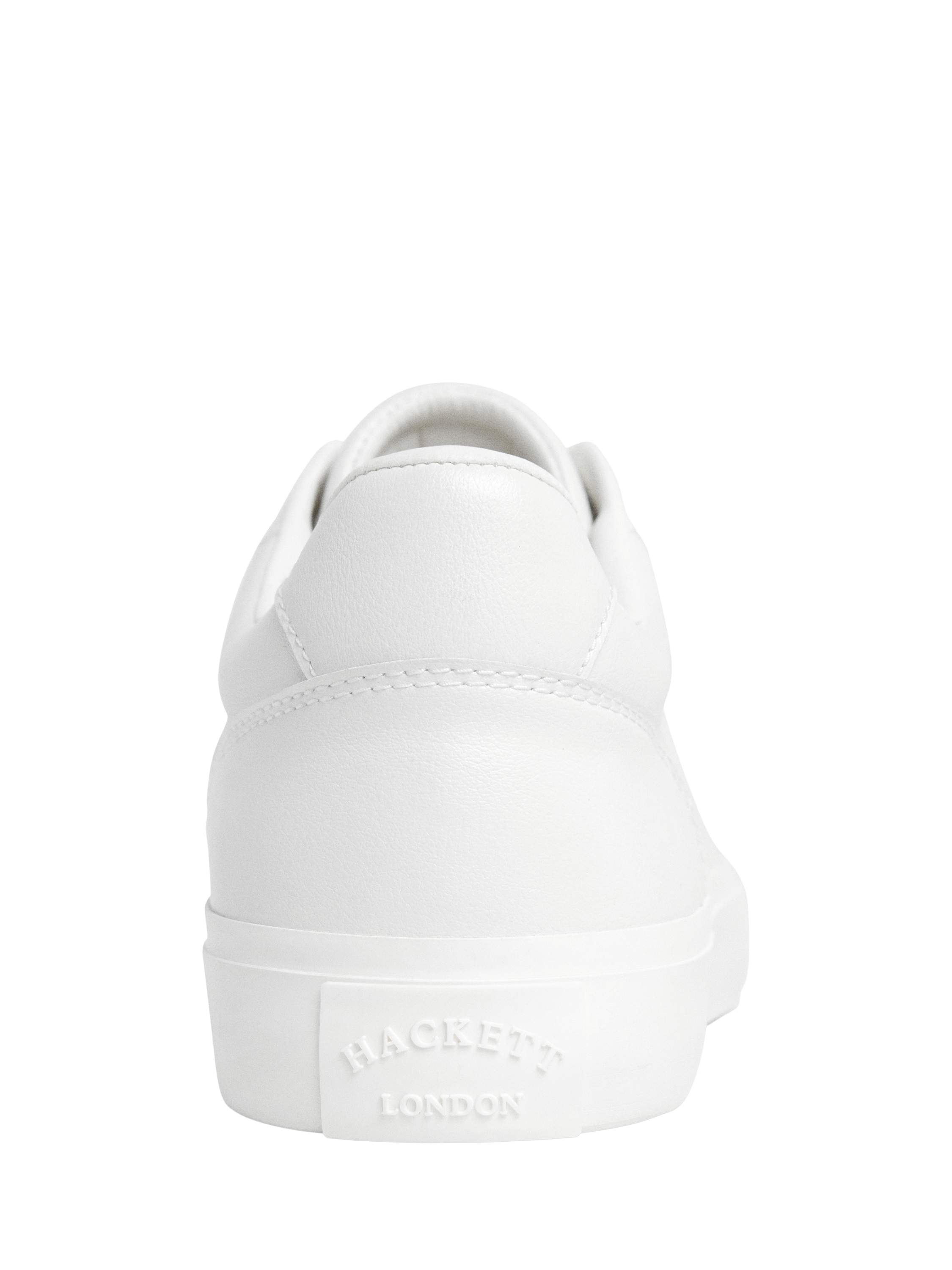 Product image 4 of 6, which shows Hackett London Blake One Leather Trainers, Off White, 11
