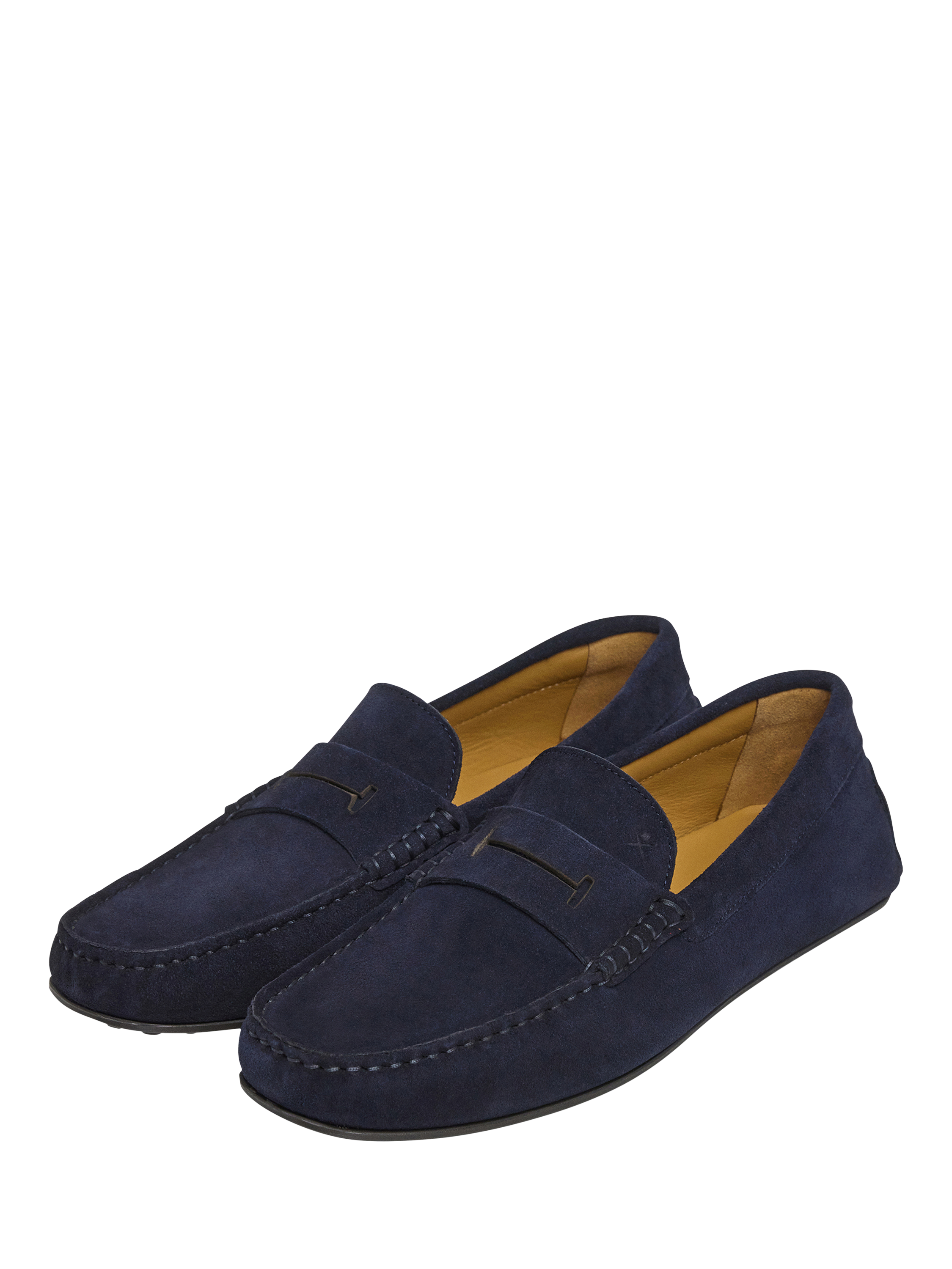 Product image 2 of 6, which shows Hackett London Driver Suede Loafers, Ink Blue, 6