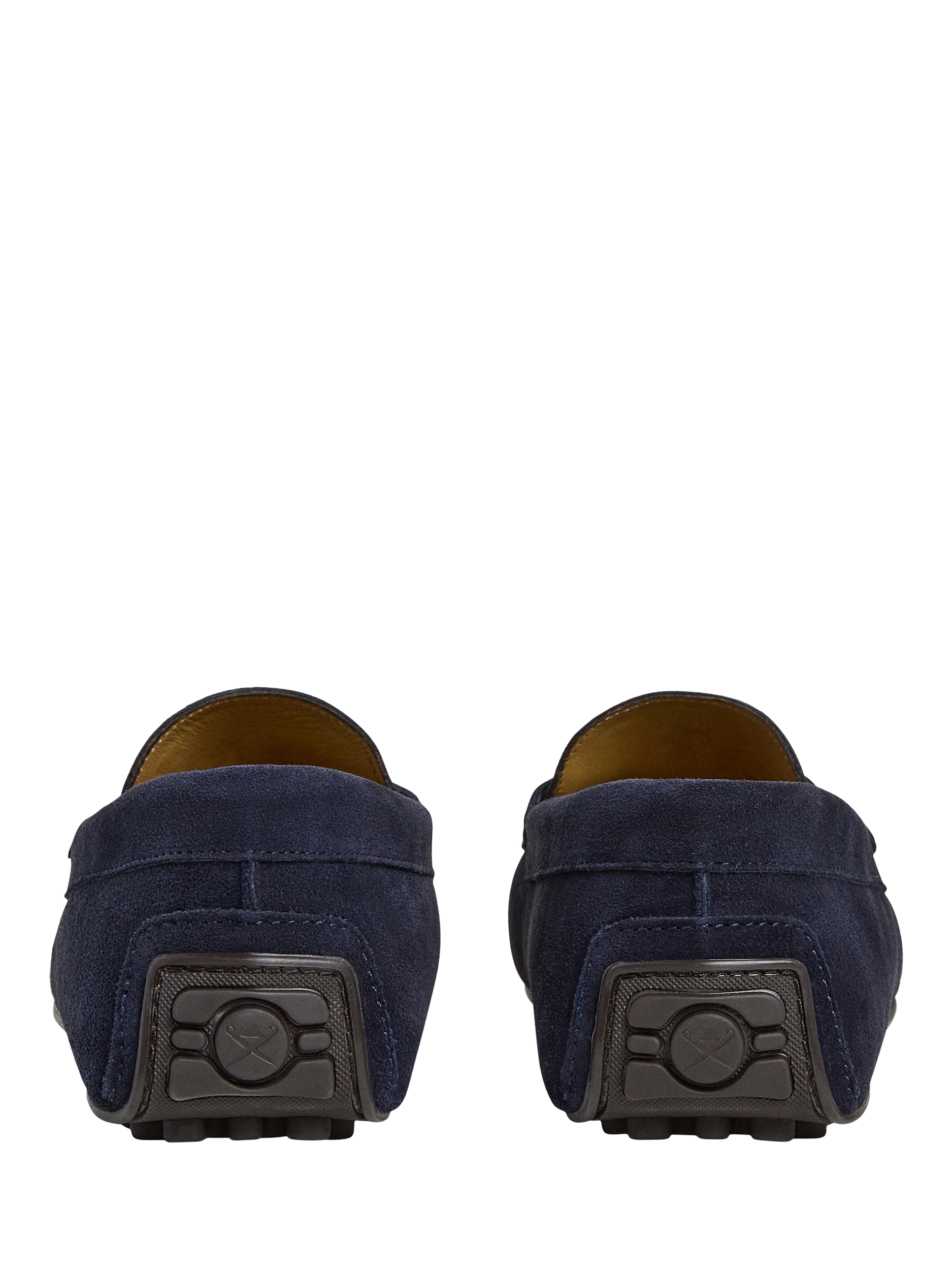 Product image 3 of 6, which shows Hackett London Driver Suede Loafers, Ink Blue, 6