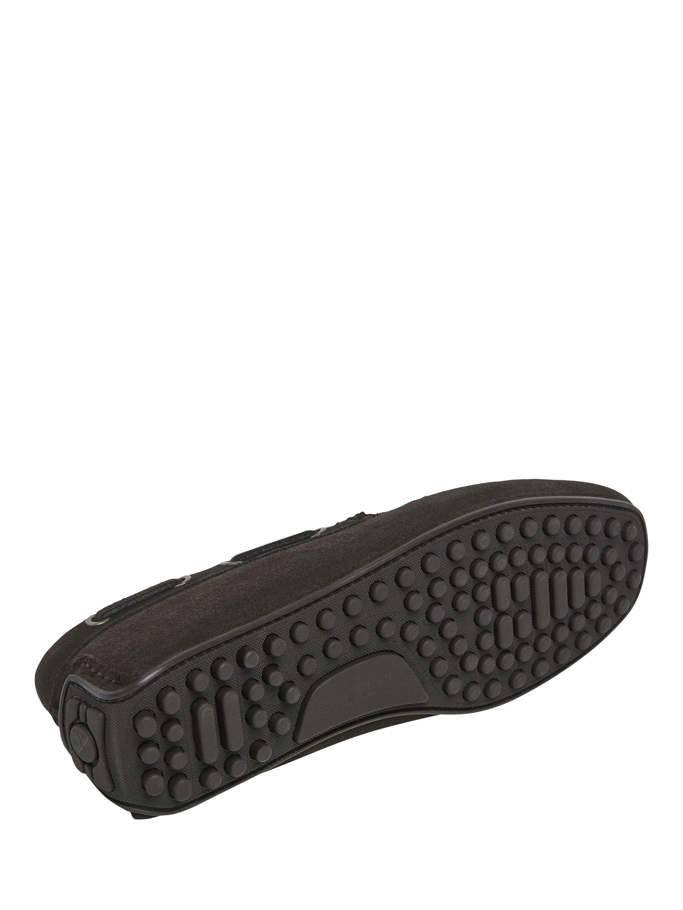 Product image 6 of 6, which shows Hackett London Driver Suede Tassel Loafers, Dark Brown, 6