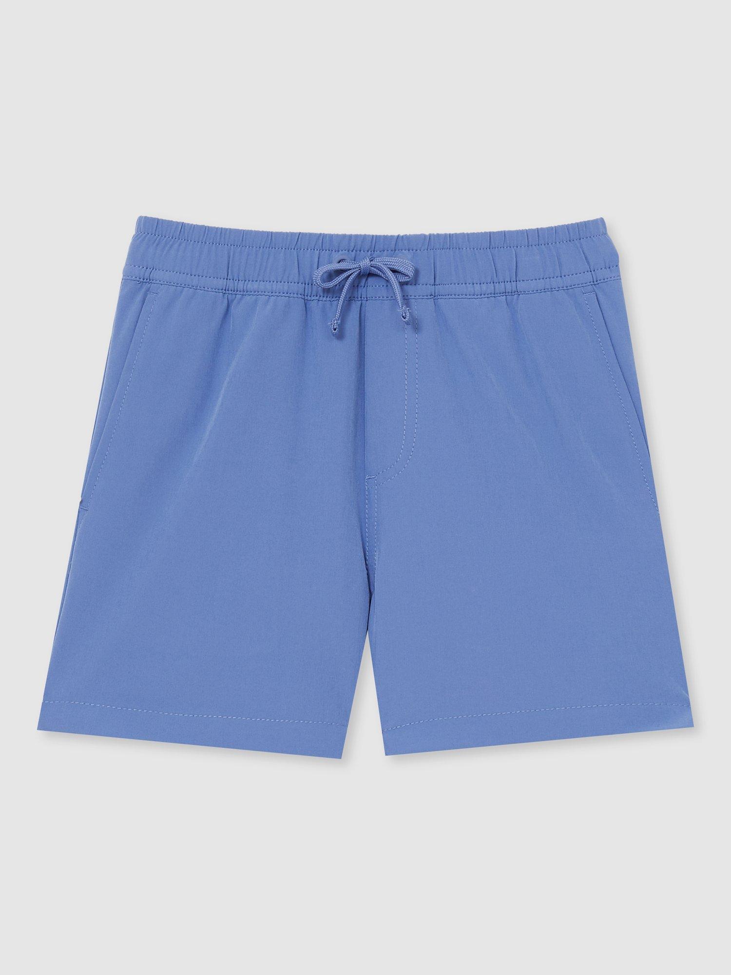 Product image 2 of 4, which shows Reiss Kids' Cliff Swim Shorts, French Blue, 9-10 years