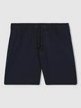 Reiss Kids' Cliff Drawstring Swim Shorts, Navy