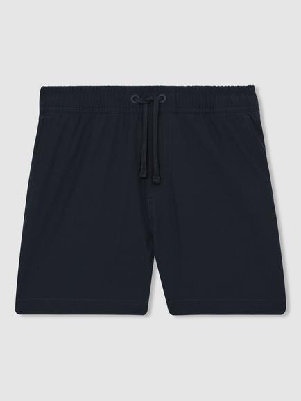 Reiss Kids' Cliff Drawstring Swim Shorts, Navy - view 2, Navy