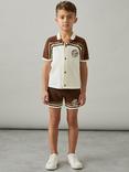 Reiss Kids' Pete Shorts, Brown