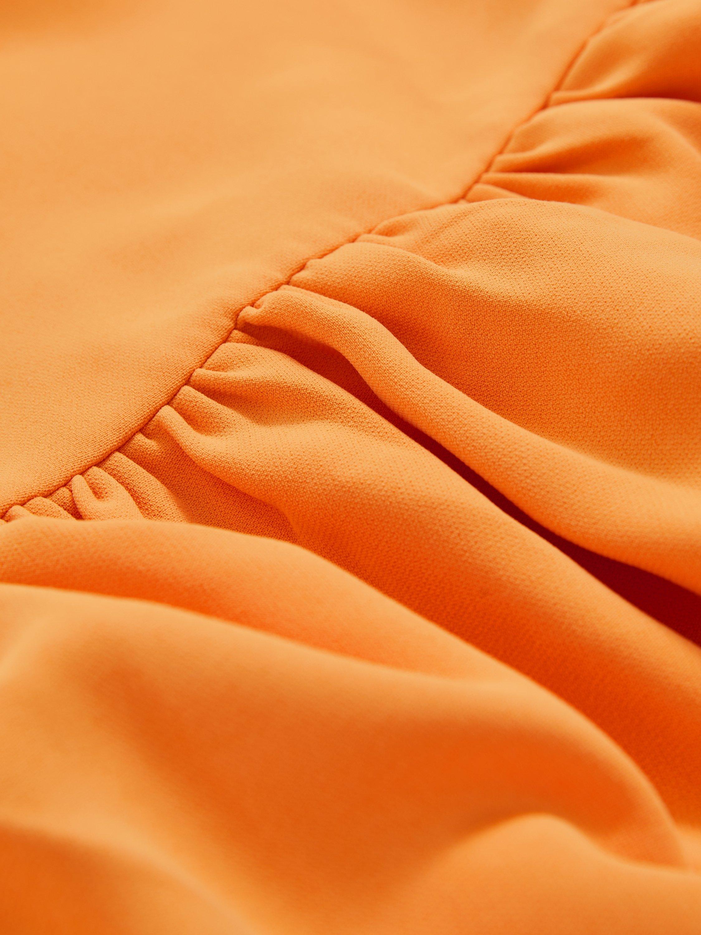 Product image 4 of 4, which shows Reiss Kids' Railey One-Shoulder Tiered Dress, Orange, 4-5 years