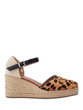 Moda in Pelle Earll Leopard Print Espadrille Sandals