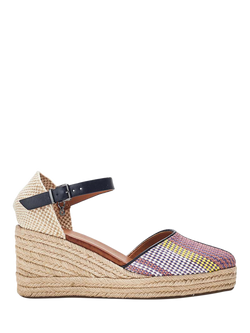 Moda in Pelle Earll Espadrille Sandals, Navy/Multi