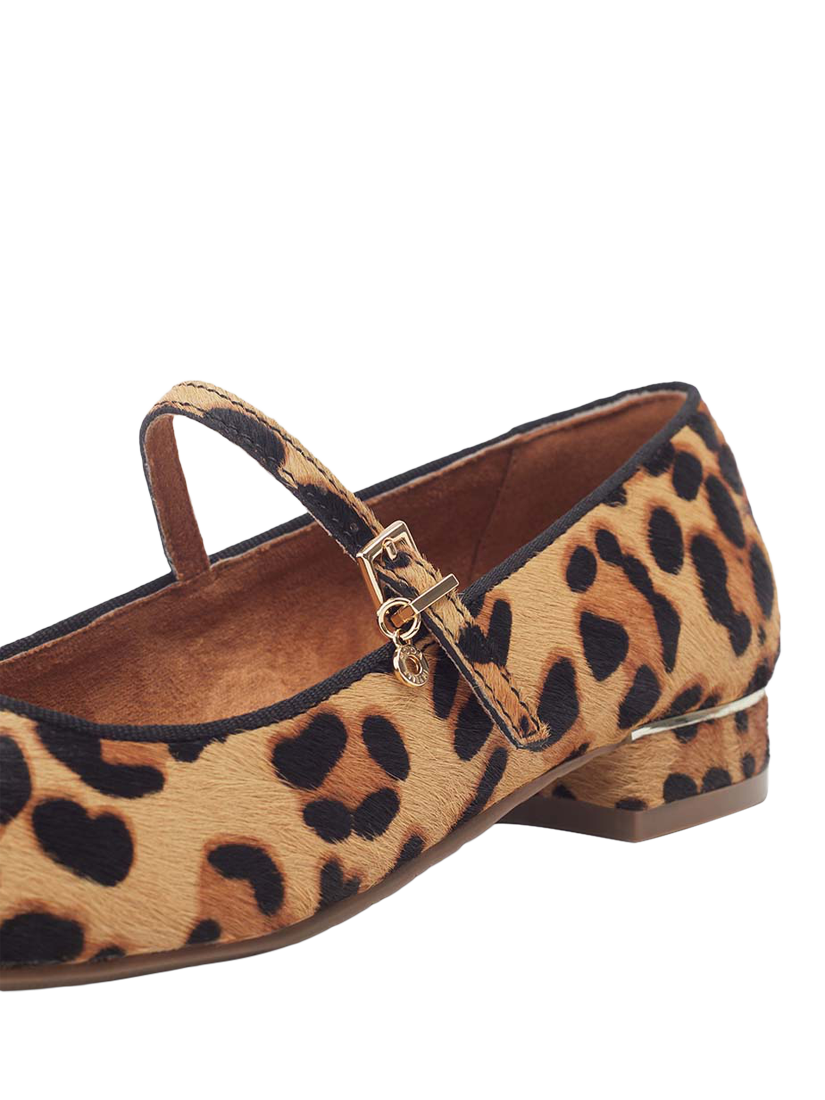 Product image 3 of 3, which shows Moda in Pelle Florentin Ponyhair Mary Jane Shoes, Multi, 3