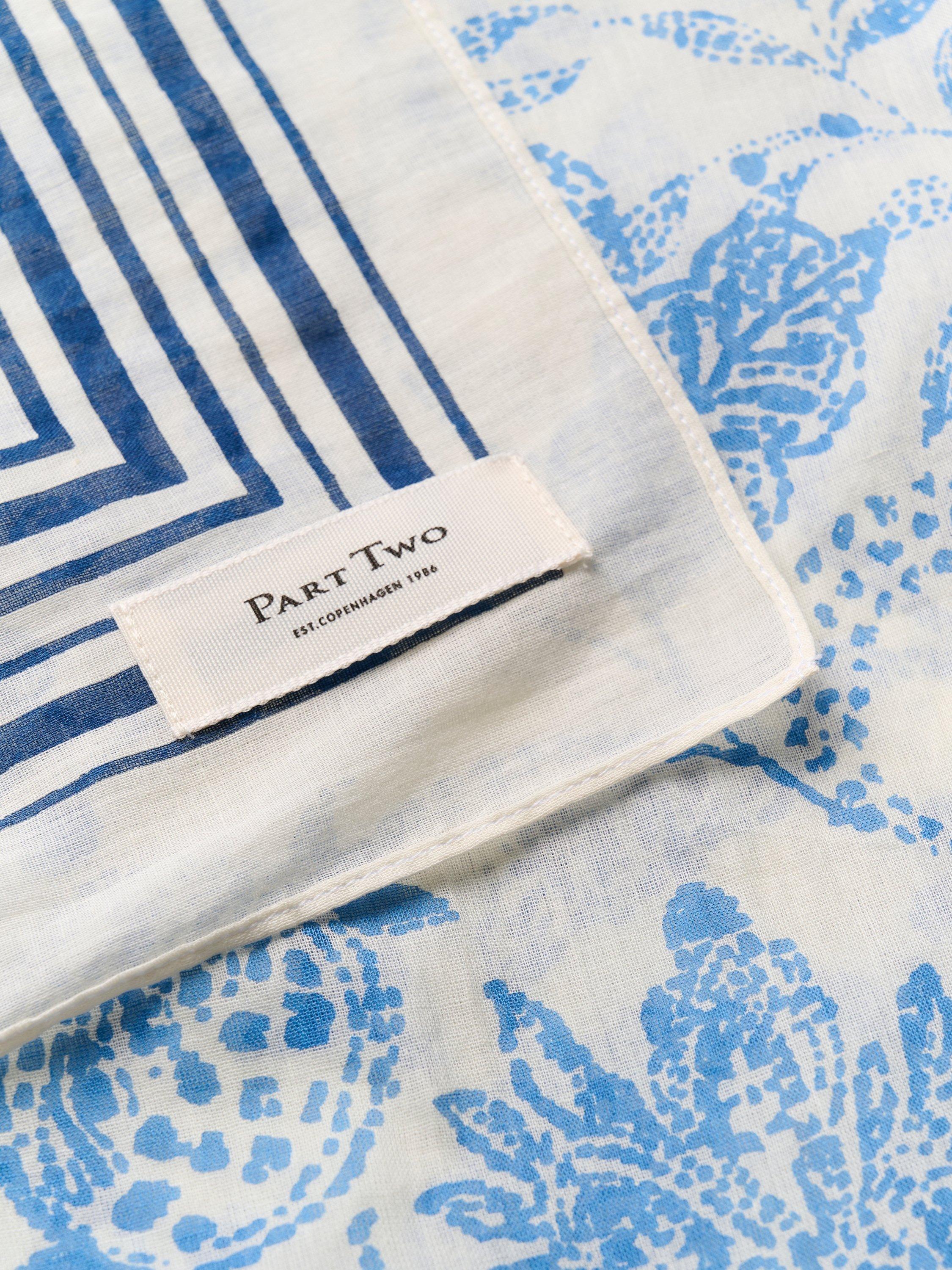 Product image 3 of 4, which shows Part Two Loui Paisley Scarf, Blue/Multi, One Size