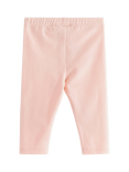 Lindex Baby Knee Patch Leggings, Light Pink