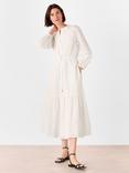 Whistles Broderie Mabel Cotton Midi Dress